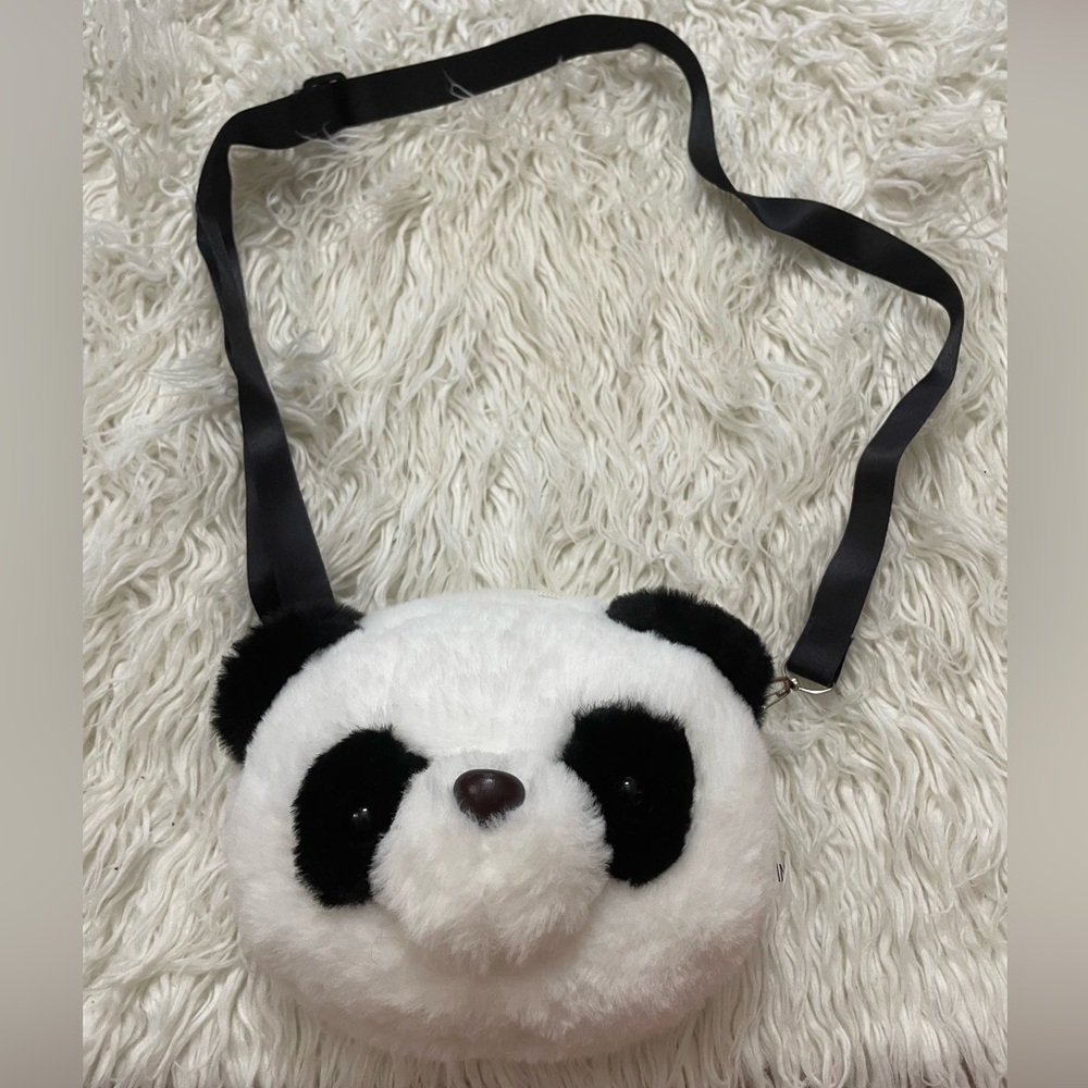 Panda Plush Kids Crossbody Bag